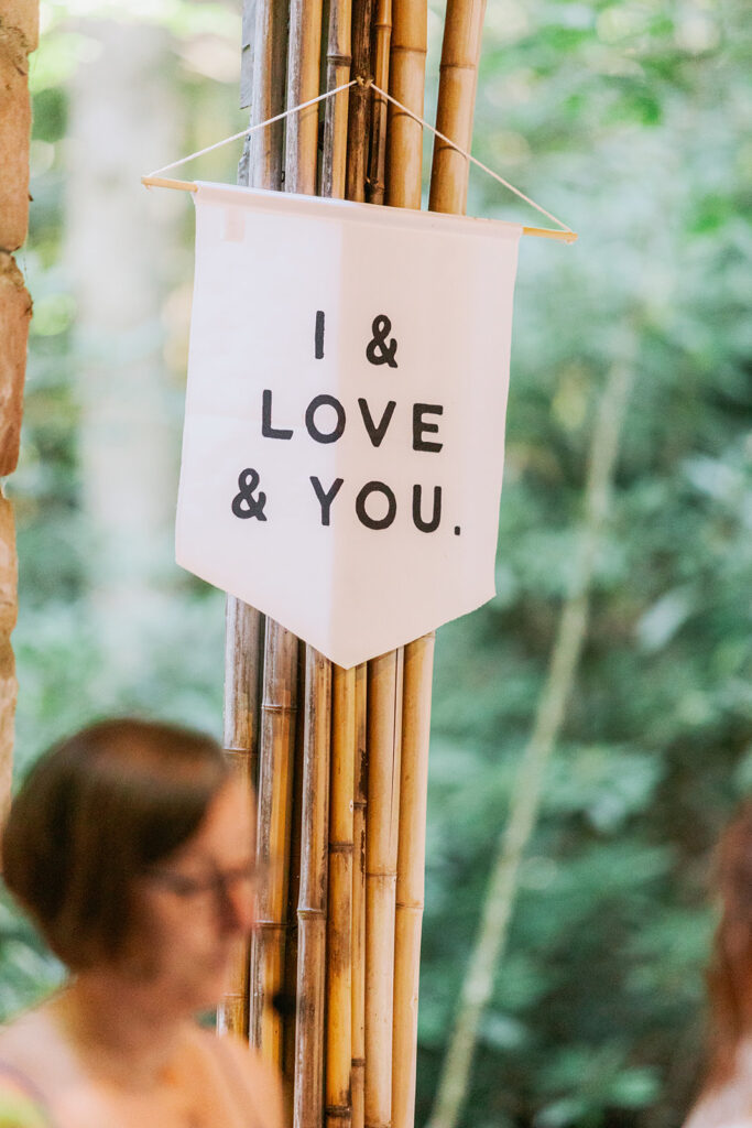 i and love and you wedding banner